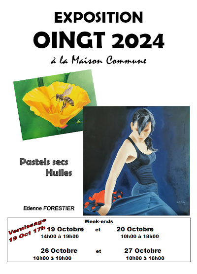 affiche exposition oingt 